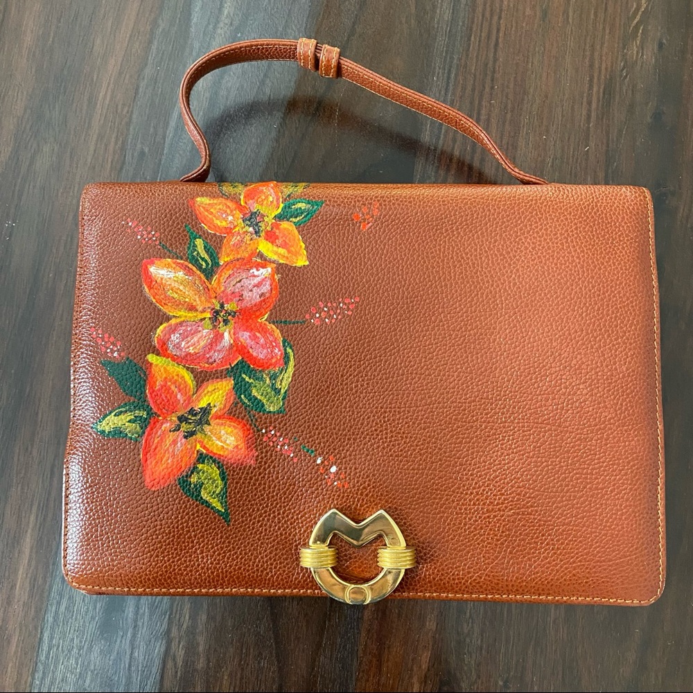 Mika Schon leather bag - Upcycled - Picture 1 of 9
